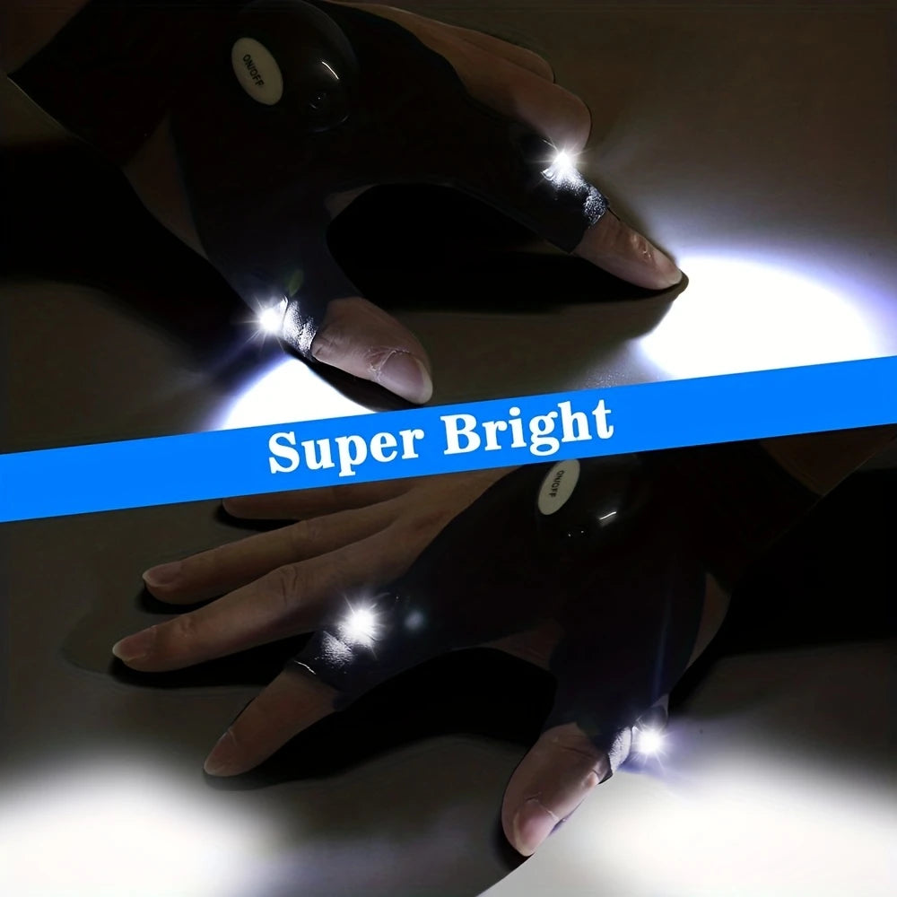 GUANTES CON LINTERNA LED, TU MEJOR ALIADO