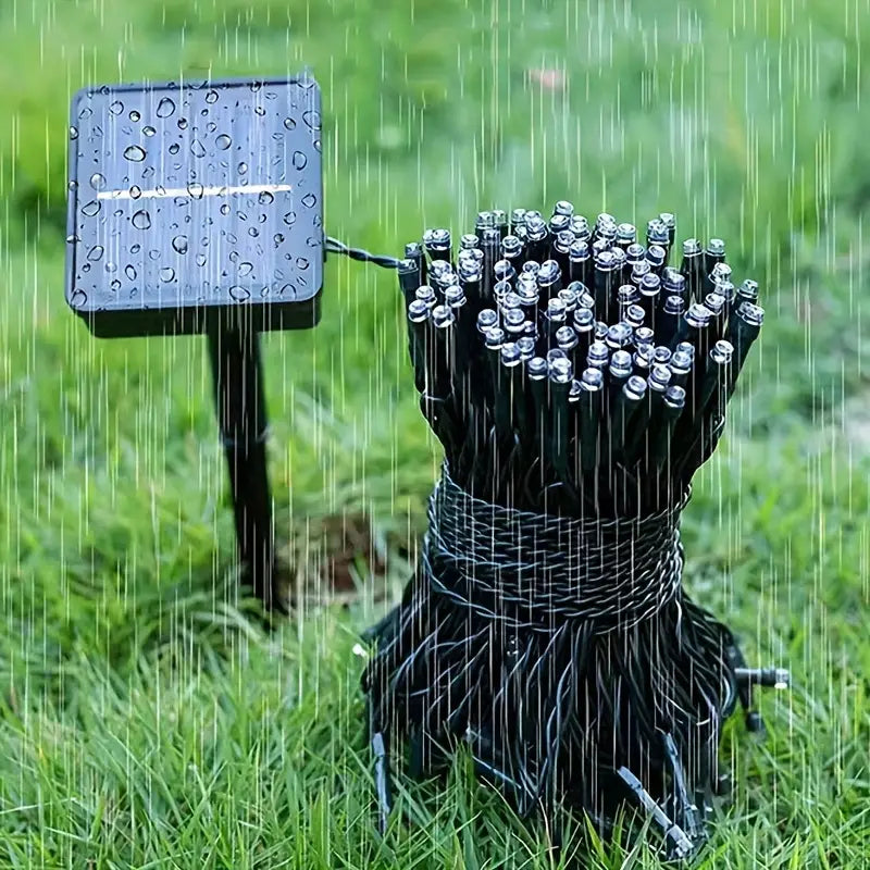 Luces Navideñas con Panel Solar, Para Interiores y Exteriores!