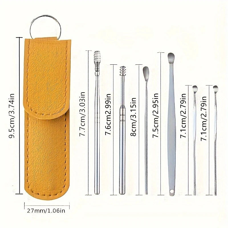 KIT ESTUCHE LIMPIADOR DE OÍDOS, LLEVA 3 KIT POR $22,99