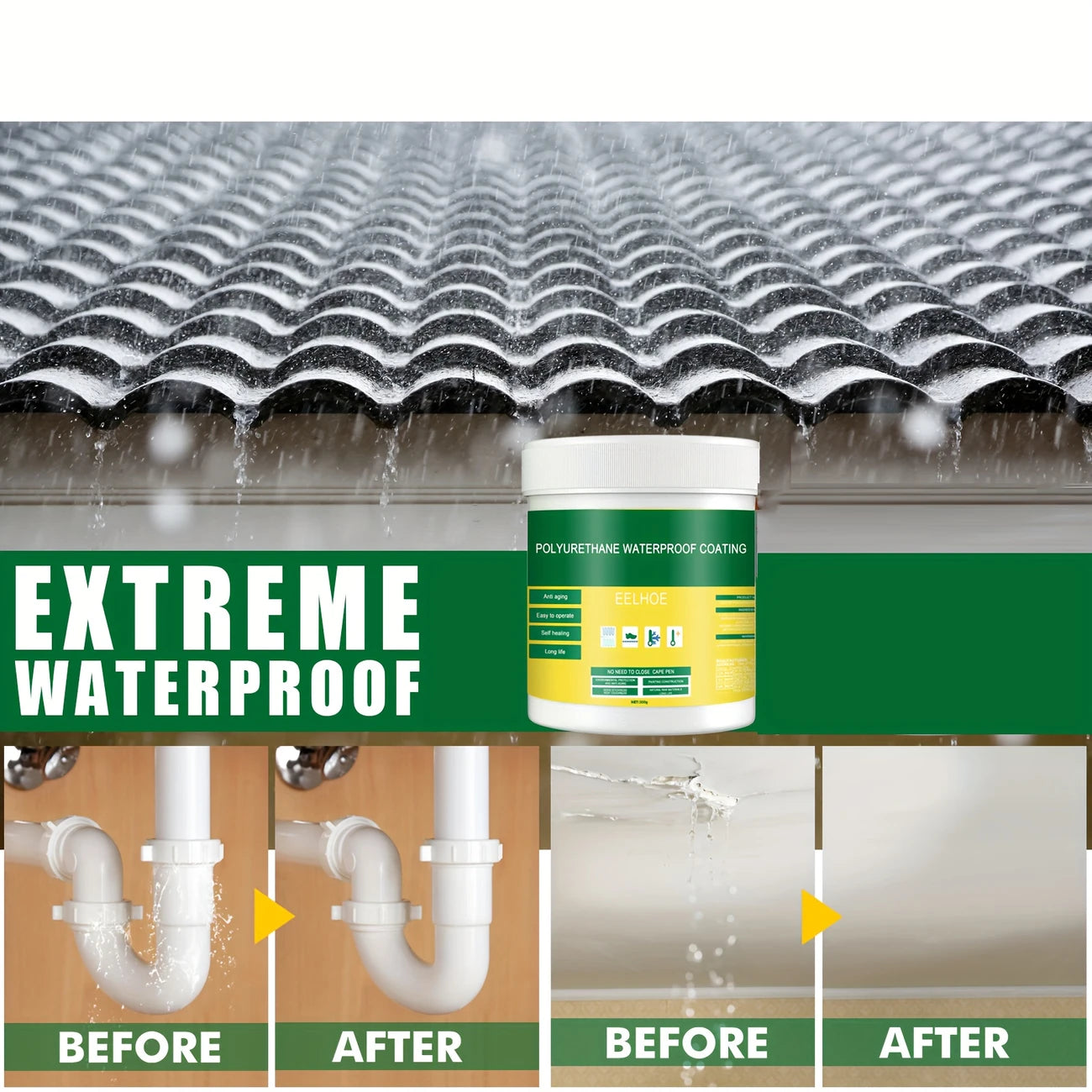 Impermeabilizante Invisible para filtraciones, humedad y desgaste de las superficies.