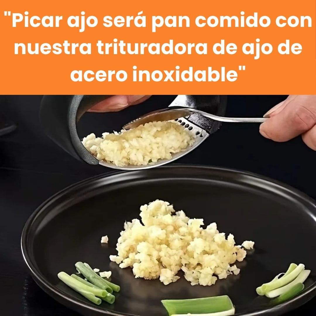 Exprimidor Metálico de Jugo Manual + Triturador de Ajo Gratis x $24.99