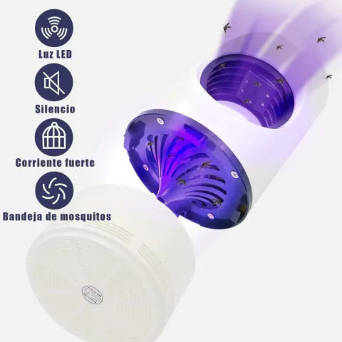Lampara led antimosquitos con luz UV