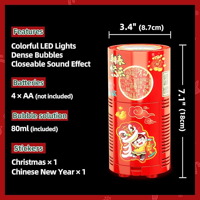 Máquina de burbujas de fuegos artificiales automática!