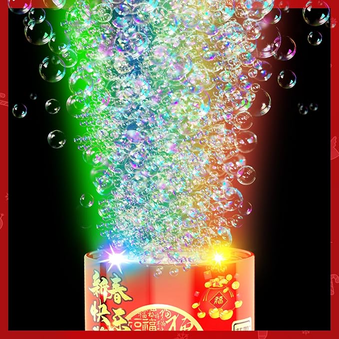 Máquina de burbujas de fuegos artificiales automática!