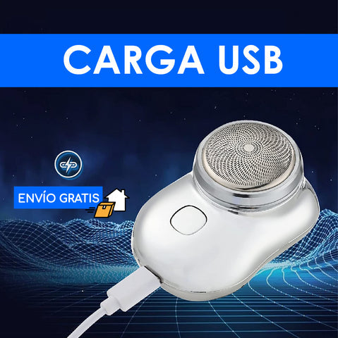 MINI AFEITADORA ELÉCTRICA CON CARGA USB