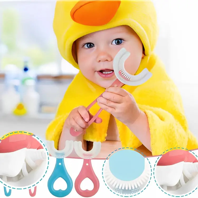CEPILLO DE DIENTES EN U PARA NIÑOS🪥
