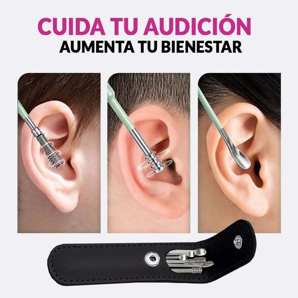KIT ESTUCHE LIMPIADOR DE OÍDOS, LLEVA 3 KIT POR $22,99