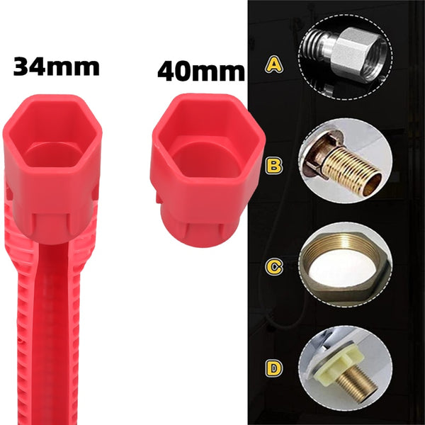 Llave multifuncional de plomería 8 en 1 la herramienta perfecta para tu hogar