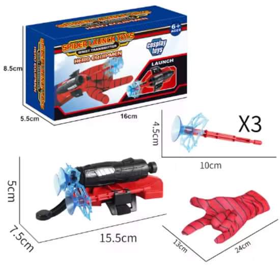 Guante Lanzador de Telarañas, el juguete ideal para tu hijos.