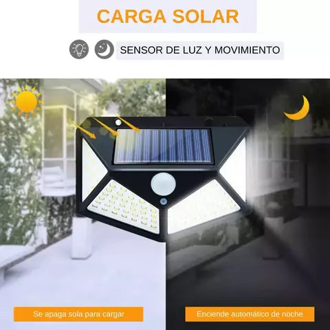 Lámpara Solar con Sensor de Movimiento 2 unidades por $27,99