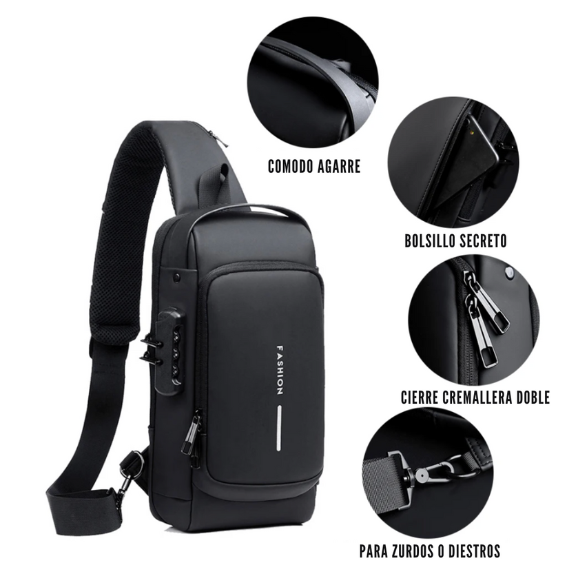 MOCHILA INTELIGENTE ANTIROBO CON CARGA USB